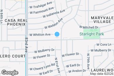 Map image of the property - 8014 W Osborn Rd