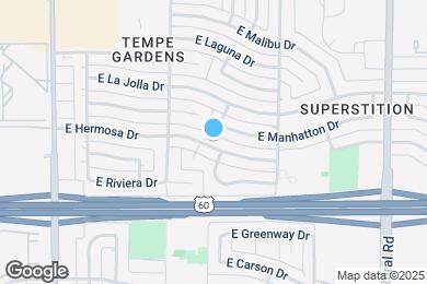 Map image of the property - 420 E Hermosa Dr