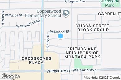 Map image of the property - 6601 W Desert Cove Ave