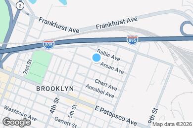 Map image of the property - 505 Arsan Ave