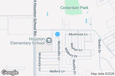Map image of the property - 2949 Monticello Ln