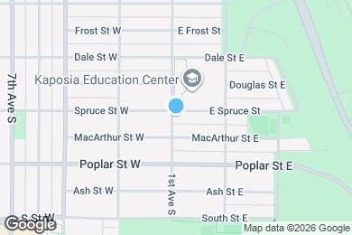 Map image of the property - 100 E Spruce St