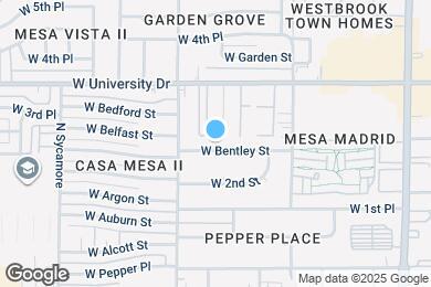 Map image of the property - 1520 W Bentley St