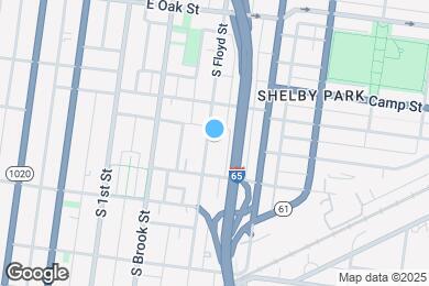 Map image of the property - 1331 S Floyd St
