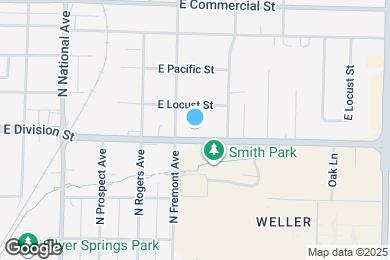 Map image of the property - 1421 E Division St