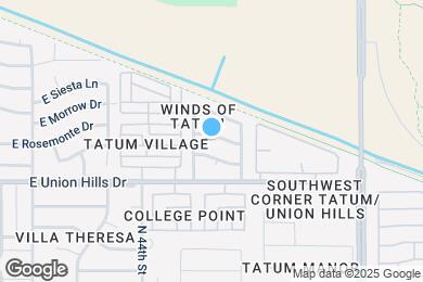 Map image of the property - 4517 E Rosemonte Dr