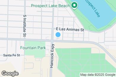 Map image of the property - 1116 E Fountain Blvd
