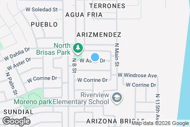 Map image of the property - 11791 W Aster Dr