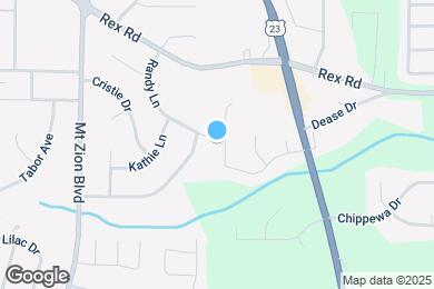 Map image of the property - 1927 Owens Trail