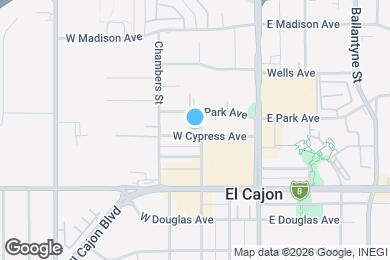 Map image of the property - 318 W Cypress Ave