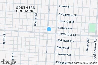 Map image of the property - 1040 S Ohio Ave