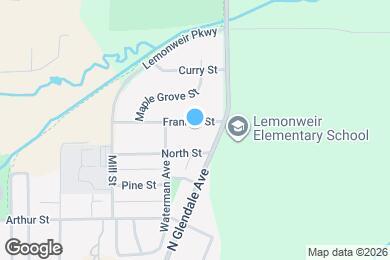 Map image of the property - 521 Franklin St