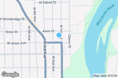 Map image of the property - 1006 N 1st Ave