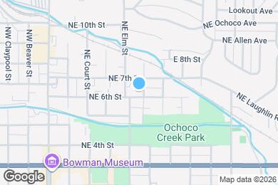 Map image of the property - 615 NE Fairview St