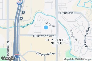 Map image of the property - 14214 E 1st Dr