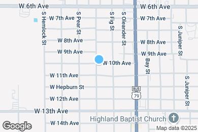 Map image of the property - 4114 W 10th Ave