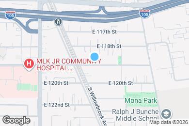 Map image of the property - 2135 E 119th St
