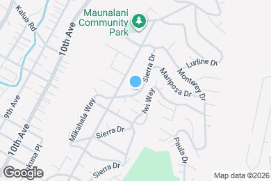 Map image of the property - 4448 Sierra Dr