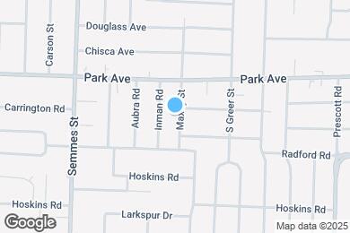 Map image of the property - 931 Maxey St