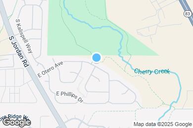 Map image of the property - 16421 E Otero Ave