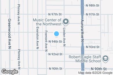 Map image of the property - 734 N 94th St
