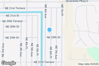 Map image of the property - 2908 NE 6th Pl