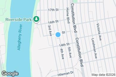 Map image of the property - 1425 4th Ave