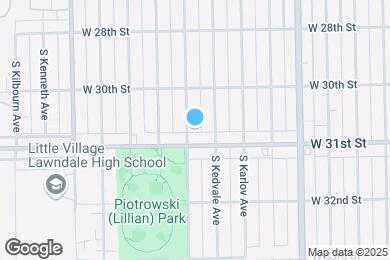 Map image of the property - 3045 S Keeler Ave