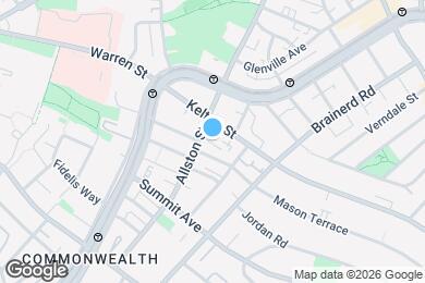 Map image of the property - 196 Allston St