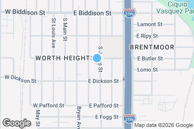 Map image of the property - 3708 S Jones St