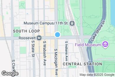 Map image of the property - 1209 S Michigan Ave