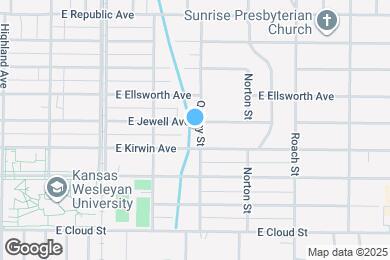 Map image of the property - 338 E Jewell Ave