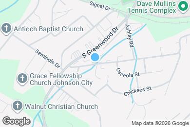 Map image of the property - 1800 Seminole Dr