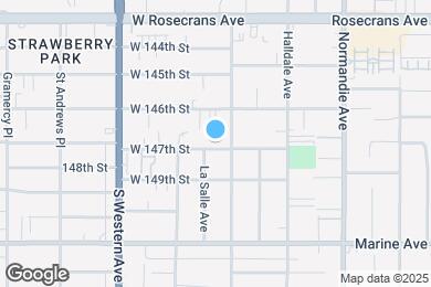 Map image of the property - 1617 W 147th St