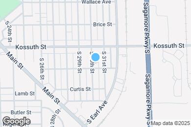 Map image of the property - 725 S 30th St