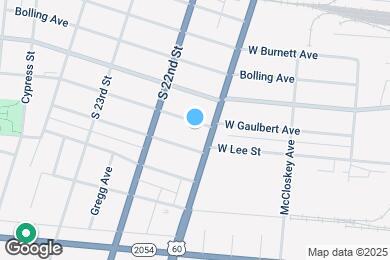 Map image of the property - 1812 W Gaulbert Ave