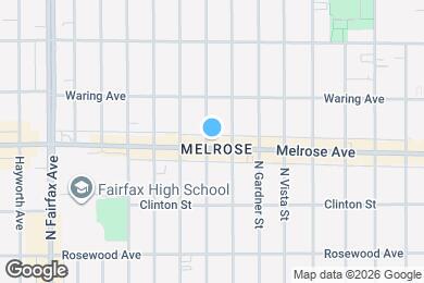 Map image of the property - 7575 Melrose Ave