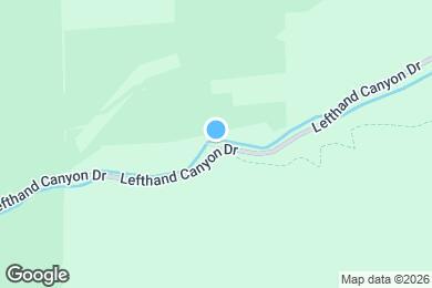 Map image of the property - 8398 Lefthand Canyon Dr