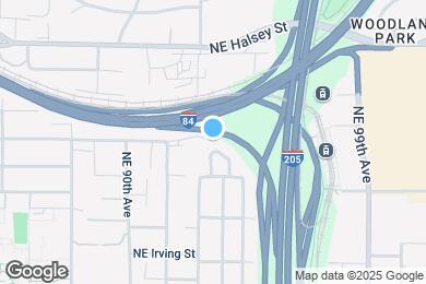 Map image of the property - 9222 NE Hassalo St