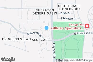 Map image of the property - 7900 E Princess Dr