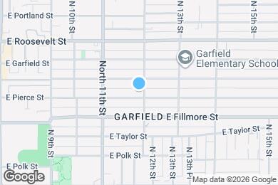 Map image of the property - 1150 E Pierce St