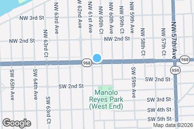 Map image of the property - 6090 W Flagler St