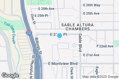Map image of the property - 14240 E 22nd Pl