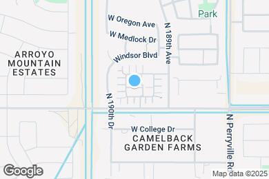 Map image of the property - 5031 N 189th Glen