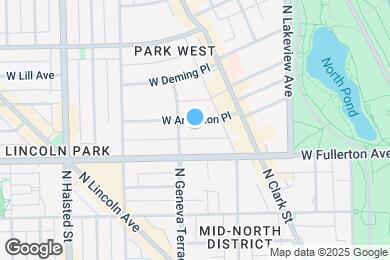 Map image of the property - 555 W Arlington Pl
