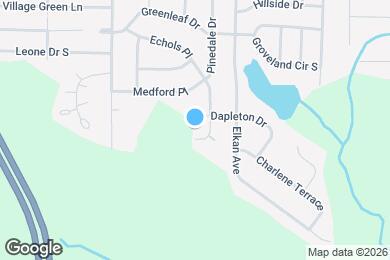 Map image of the property - 4685 Pinedale Dr