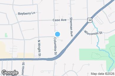 Map image of the property - 707 Red Oak Ct