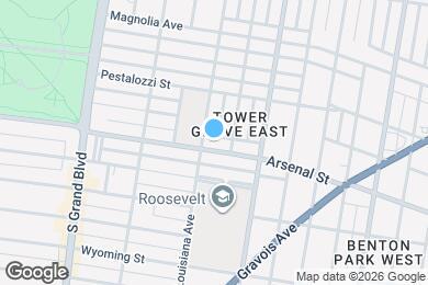 Map image of the property - 3317 Arsenal St