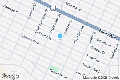 Map image of the property - 1006 Allison St