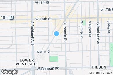 Map image of the property - 1903 S Blue Island Ave